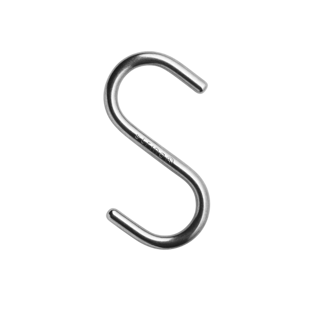 String S-Haken 5er Set Edelstahl – Garderobenhaken für das String Regal