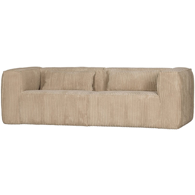 3,5 Sitzer Sofa Bean Ribcord Travertin - WOOOD - DesignWe.Love