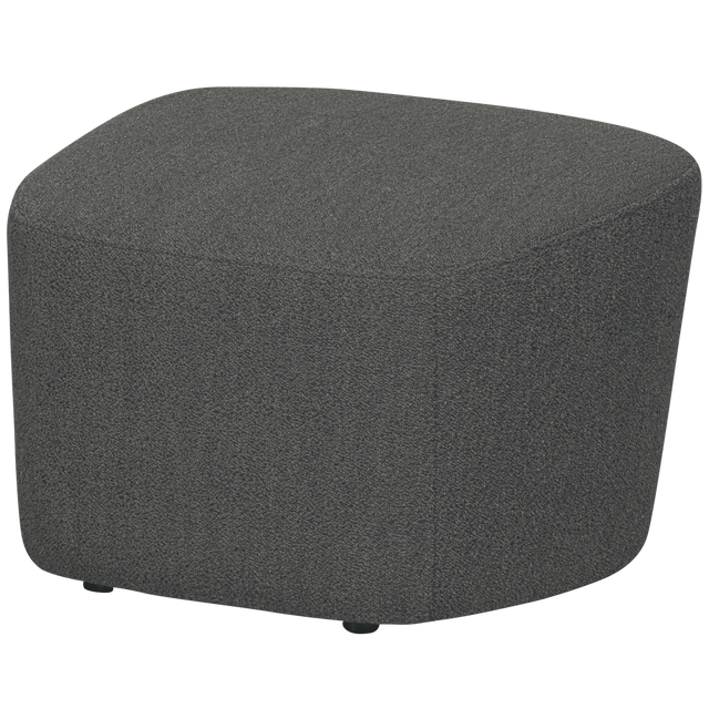 Lofty Hocker Bouclé Stahlgrau von VT Wonen