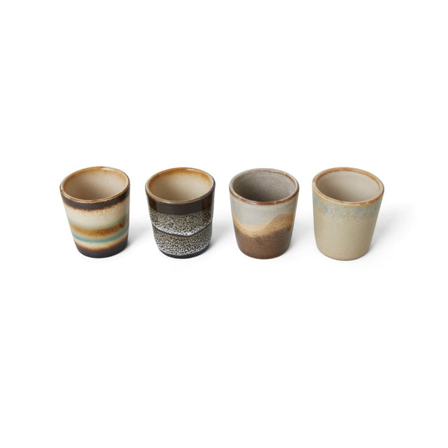 4er Set Eierbecher Granite 70s Ceramics - HK Living - DesignWe.Love
