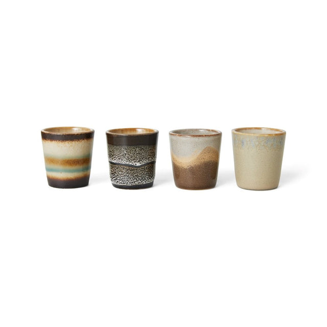 4er Set Eierbecher Granite 70s Ceramics - HK Living - DesignWe.Love