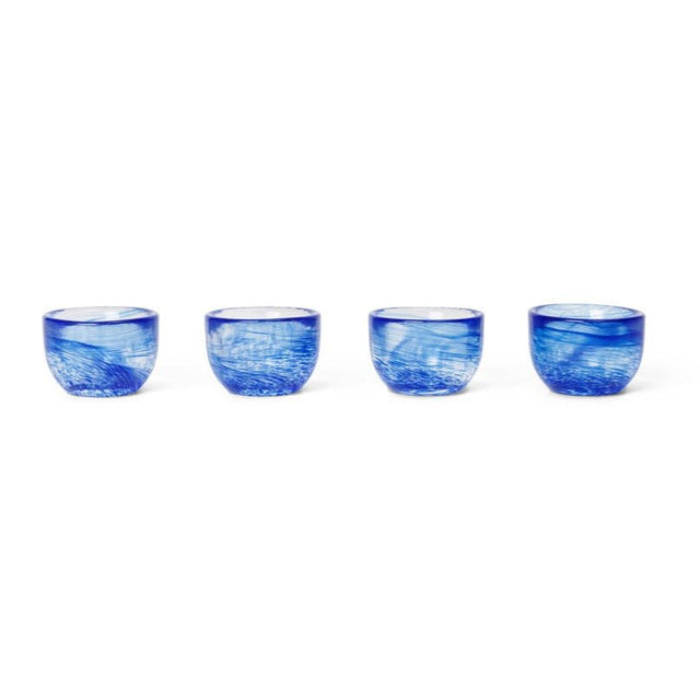 4er Set Eierbecher Tinta Blue - ferm LIVING - DesignWe.Love