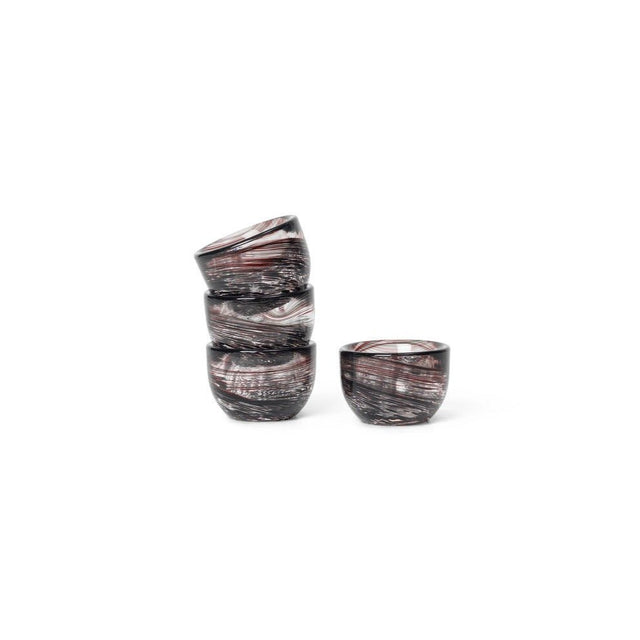 4er Set Eierbecher Tinta Deep Brown - ferm LIVING - DesignWe.Love