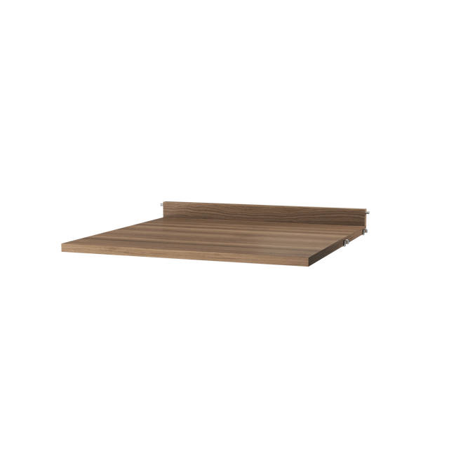String Schreibtisch 58×58cm Walnuss – Wandschreibtisch für das String Regal