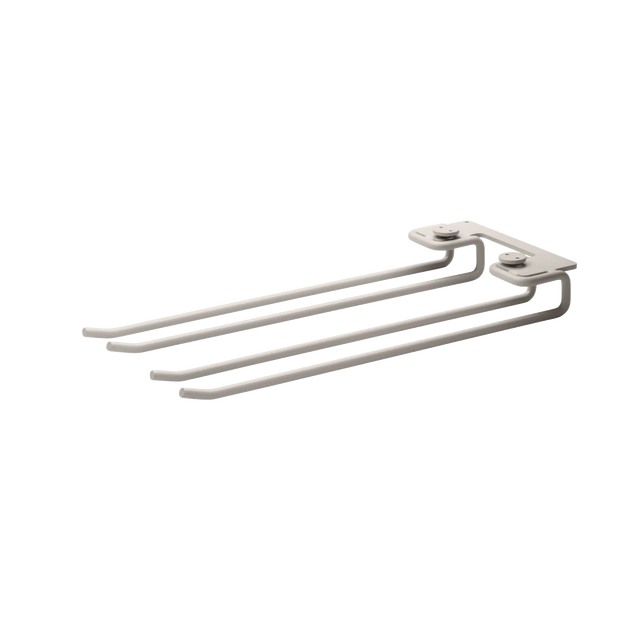 String Gläserschiene 30 cm Beige – Weinglashalter für den String Metallboden