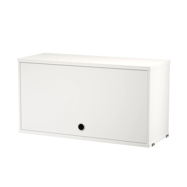 Schrank mit Klapptür 78x30cm Weiß – String Furniture