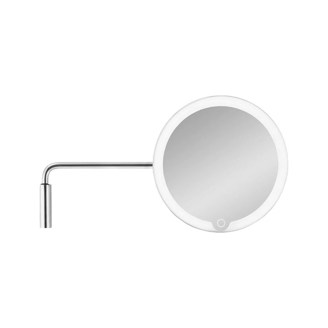 LED Kosmetikspiegel MODO Edelstahl matt Wandmontage - blomus