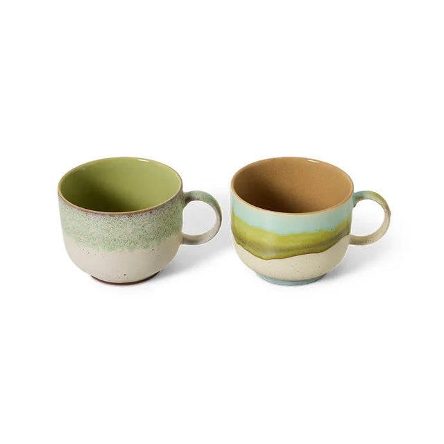 70s Ceramics Teetassen Neo Set - HKliving