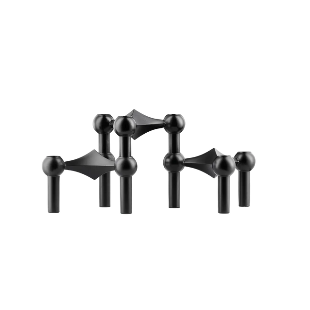 Kerzenhalter 3er Set - Stoff Nagel