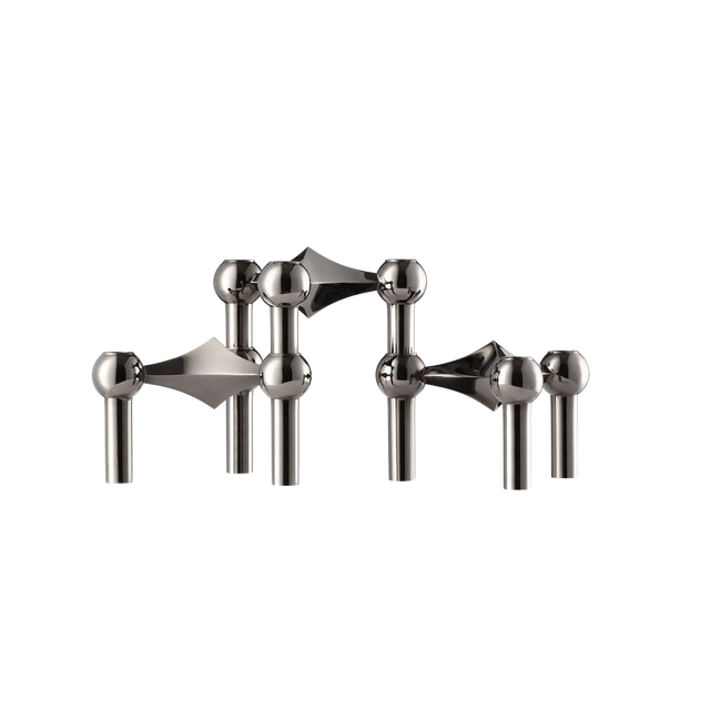 Kerzenhalter 3er Set - Stoff Nagel