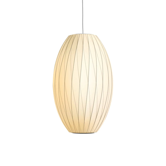 Nelson Cigar Crisscross Pendelleuchte Medium beleuchtet - HAY