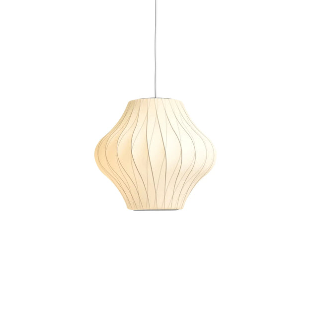 Pendelleuchte Nelson Pear Crisscross Bubble Pendant S beleuchtet - Hay Designleuchte