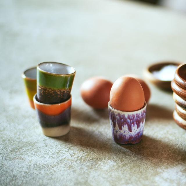 4er Set Eierbecher Island 70s Ceramics - HKliving
