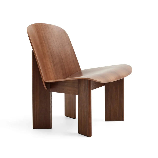 HAY Chisel 85 Lounge Chair – Lacquered Walnut