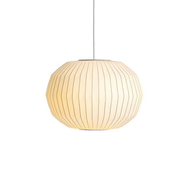 Nelson Angled Sphere Pendelleuchte Small beleuchtet - HAY