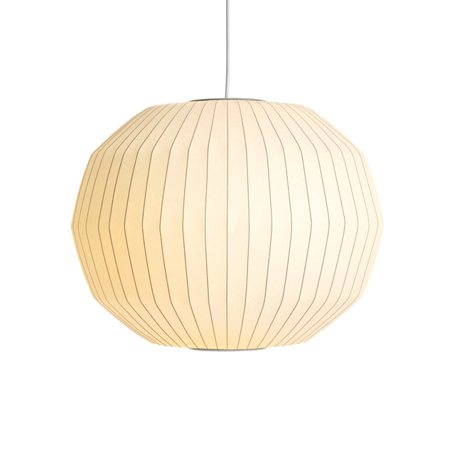 Nelson Angled Sphere Pendelleuchte Medium beleuchtet - HAY
