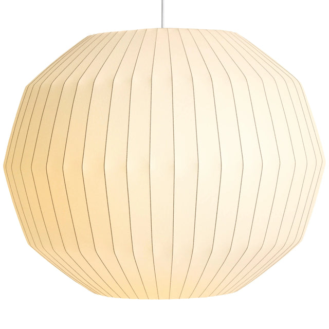 Nelson Angled Sphere Pendelleuchte Large beleuchtet - HAY