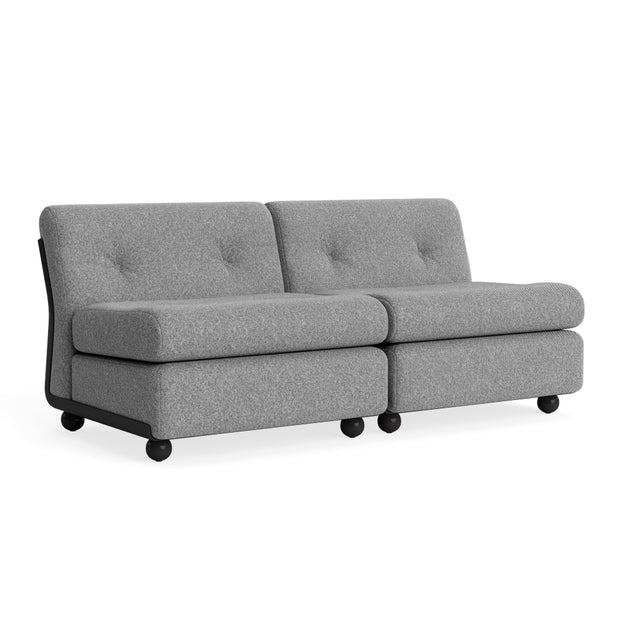 Sofa 2 - Sitzer Amanta Gestell Anthracite - HAY - DesignWe.Love