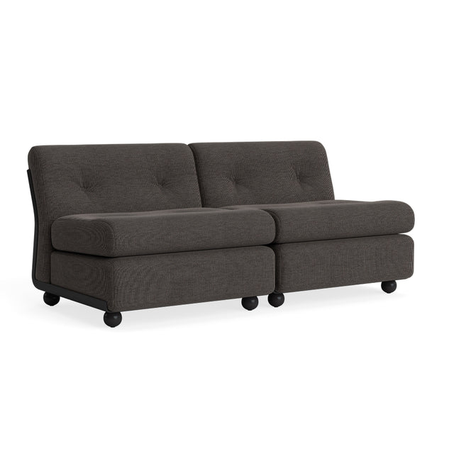 Sofa 2 - Sitzer Amanta Gestell Anthracite - HAY - DesignWe.Love