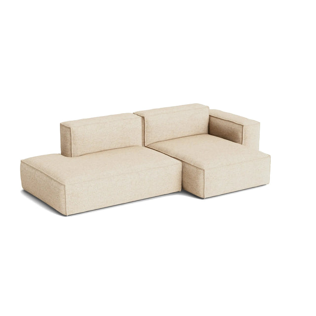 HAY Mags Soft 2,5-Sitzer Sofa mit abnehmbarem Bezug, Kombination 3 rechts, Bezug Bolgheri LGG60