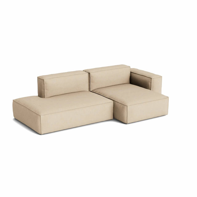 HAY Mags Soft 2,5-Sitzer Sofa mit abnehmbarem Bezug, Kombination 3 rechts, Bezug Metaphor 035