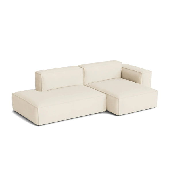 HAY Mags Soft 2,5-Sitzer Sofa mit abnehmbarem Bezug, Kombination 3 rechts, Bezug Turf Cream
