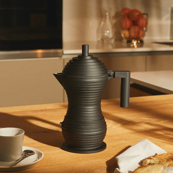 Espressokocher Pulcina schwarz - Alessi