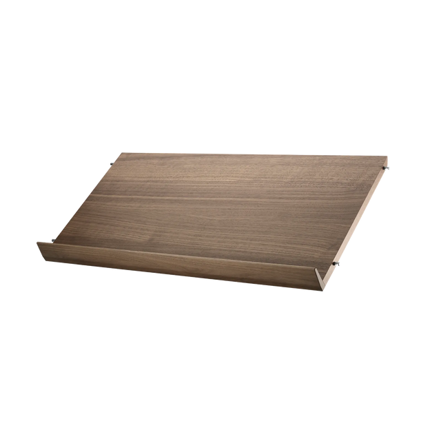 String Magazinregal Holz78×30cm Walnuss – Zeitschriftenablage für das String Regal