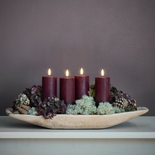 Advent Pillar Giftbox - Set aus Kerzen, Kerzenhalter, Fernbedienung - Uyuni Lighting - DesignWe.Love