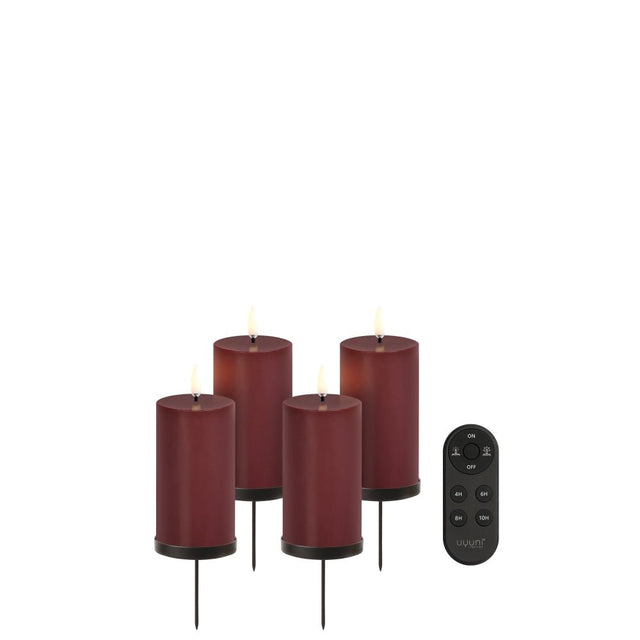 Advent Pillar Giftbox - Set aus Kerzen, Kerzenhalter, Fernbedienung - Uyuni Lighting - DesignWe.Love