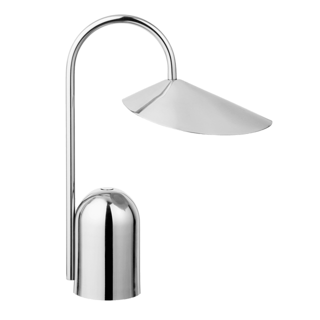 Akkuleuchte Arum Chrom - ferm LIVING - DesignWe.Love