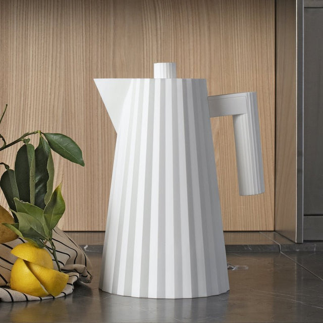Alessi Plissé Set Weiß – Wasserkocher 1,7 L + Toaster + Gratis Aufsatz Alessi - DesignWe.Love