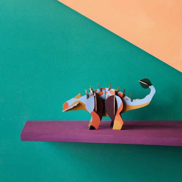 Ankyl Dino 3D - Pappmodell aus Recyclingkarton - Studio Roof - DesignWe.Love