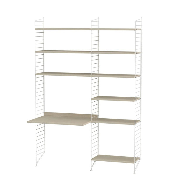 Arbeitsplatz B Komplettset - Regalsystem - Stringfurniture - DesignWe.Love