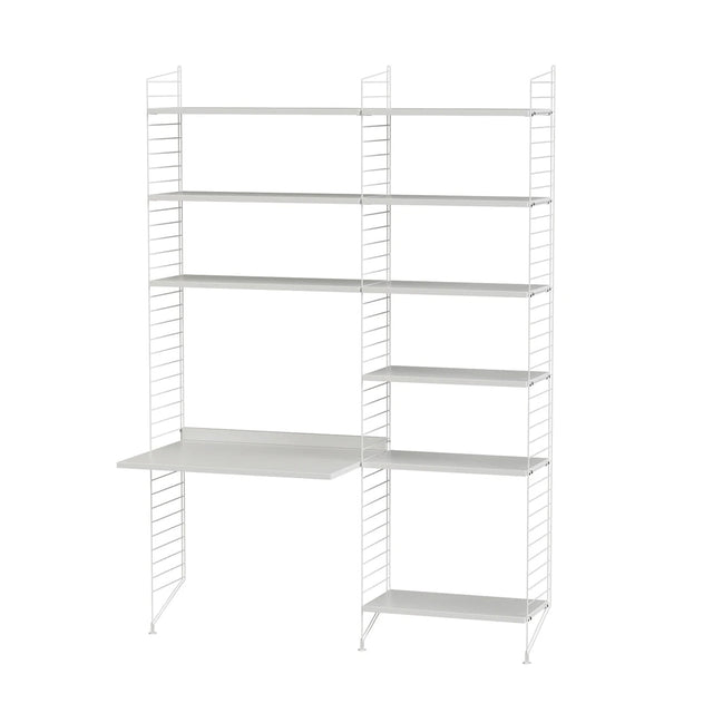 Arbeitsplatz B Komplettset - Regalsystem - Stringfurniture - DesignWe.Love