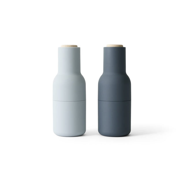 Audo Copenhagen Bottle Grinder Large Set Blues Beech – Design Gewürzmühle Norm Architects
