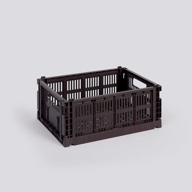 Aufbewahrungsbox Colour Crate Medium, Bordeaux - HAY - DesignWe.Love