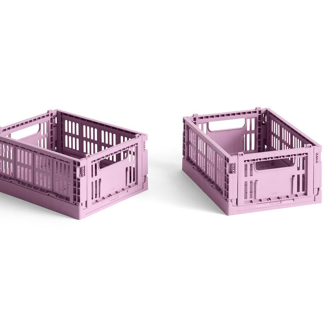 Aufbewahrungsbox Colour Crate Mini, 2er Set - HAY - DesignWe.Love