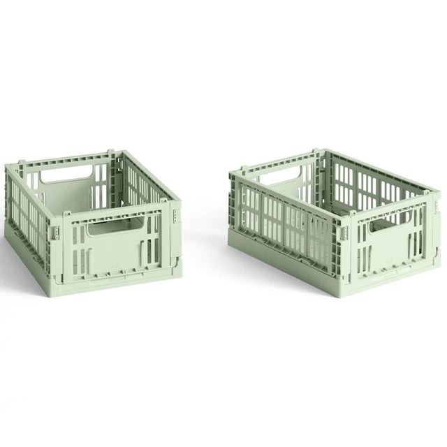 Aufbewahrungsbox Colour Crate Mini, 2er Set - HAY - DesignWe.Love