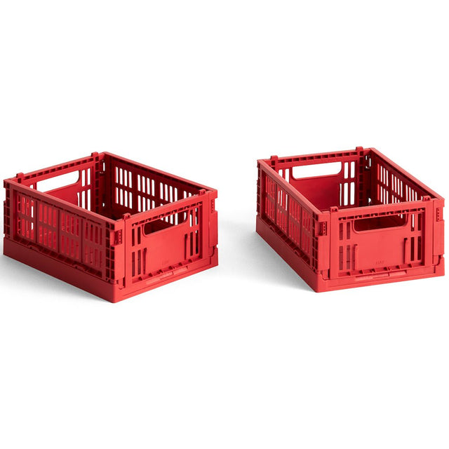 Aufbewahrungsbox Colour Crate Mini, 2er Set - HAY - DesignWe.Love