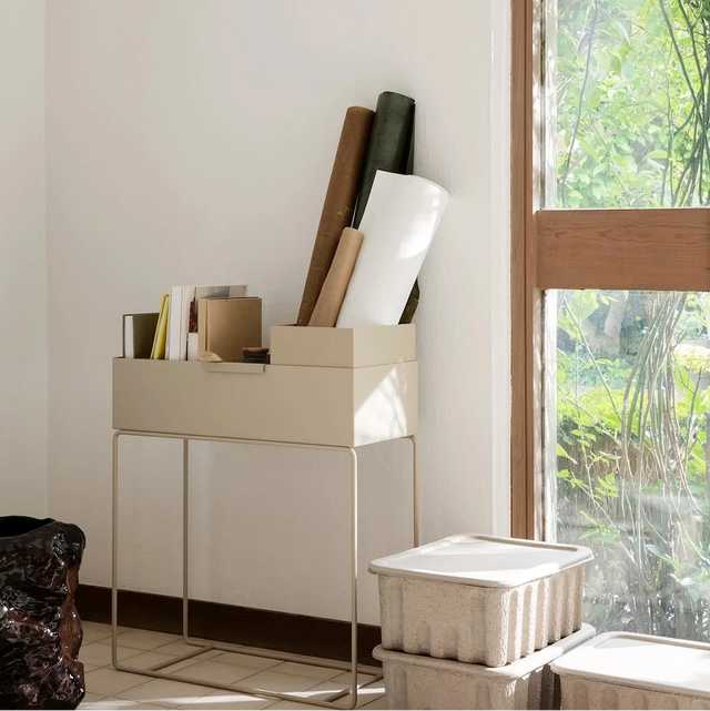 Aufbewahrungsbox Groß – Paper Pulp 2er Set von ferm LIVING