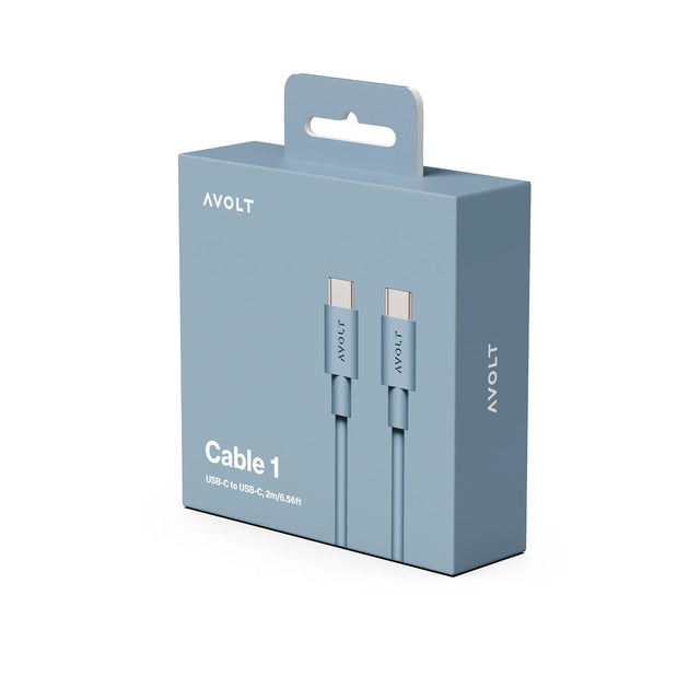 Avolt Cable 1 USB-C Kabel 2 m in Shark Blue
