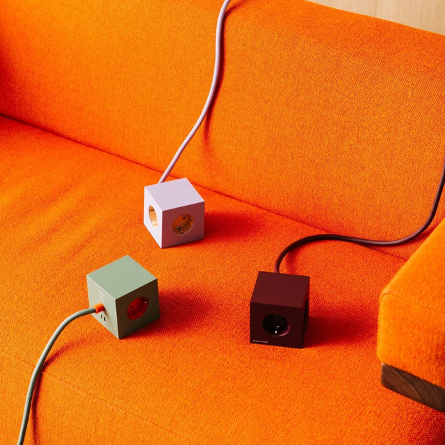 Avolt Square 1 Steckdosenwürfel mit Kabel & USB-C – Bauhaus-Archiv Edition