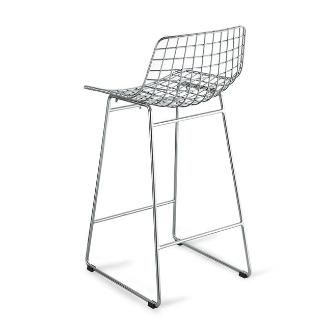Barhocker Metall Wire Chrom - HK Living - DesignWe.Love