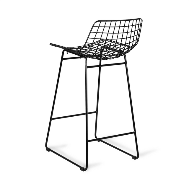 Barhocker Metall Wire schwarz - HK Living - DesignWe.Love