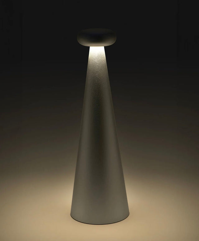 Bedin tragbare Akkuleuchte Grau - Alessi - DesignWe.Love