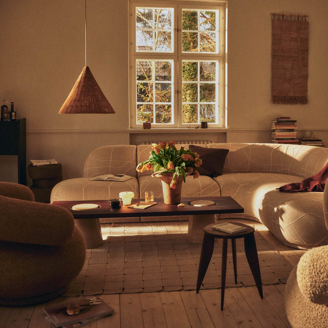 Beistelltisch Feve - Walnuss - Ferm Living - DesignWe.Love