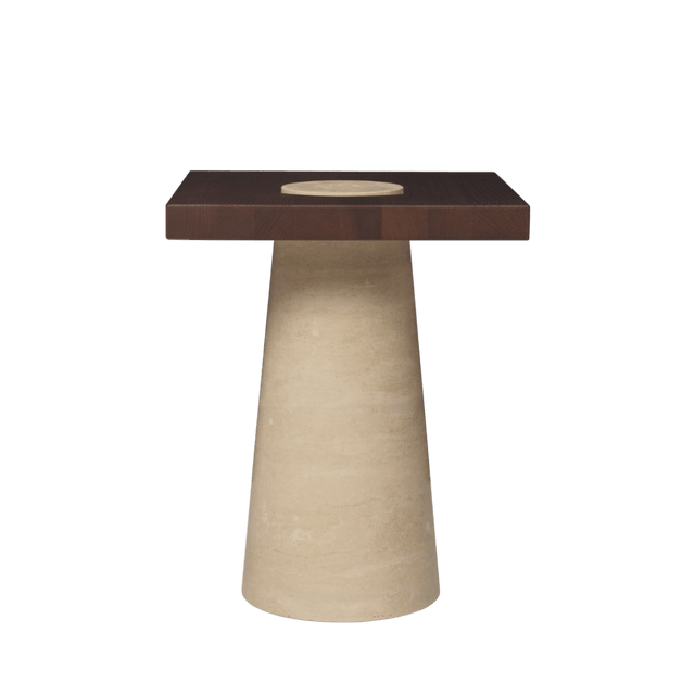 Beistelltisch Grova - Travertine - Ferm Living - DesignWe.Love