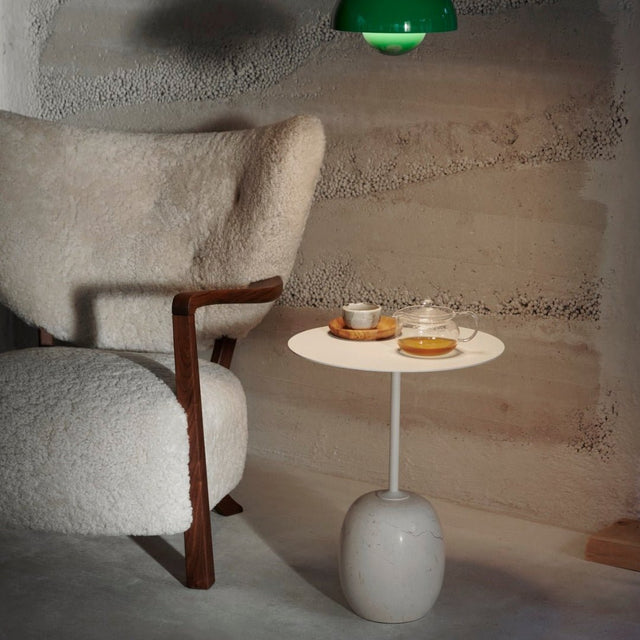 Beistelltisch Lato LN8 rund Ivory/Crema Diva - &Tradition - DesignWe.Love