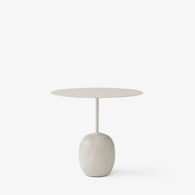 Beistelltisch Lato LN9 oval Ivory/Crema Diva - &Tradition - DesignWe.Love